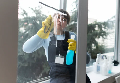 Nettoyage de vitres intérieures et extérieures à Bielle
